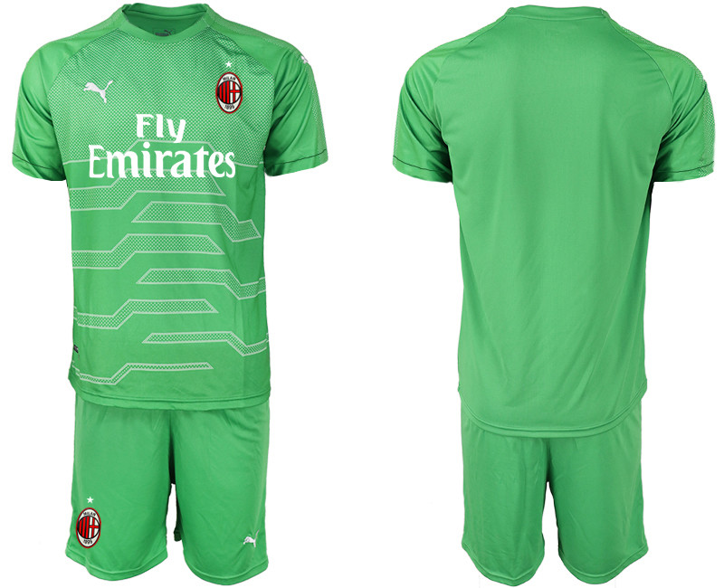 2018 19 AC Milan Green Goalkeeper Soccer Jersey