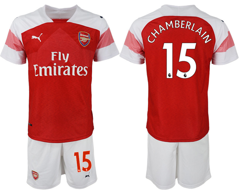 2018 19 Arsenal 15 CHAMBERLAIN Home Soccer Jersey