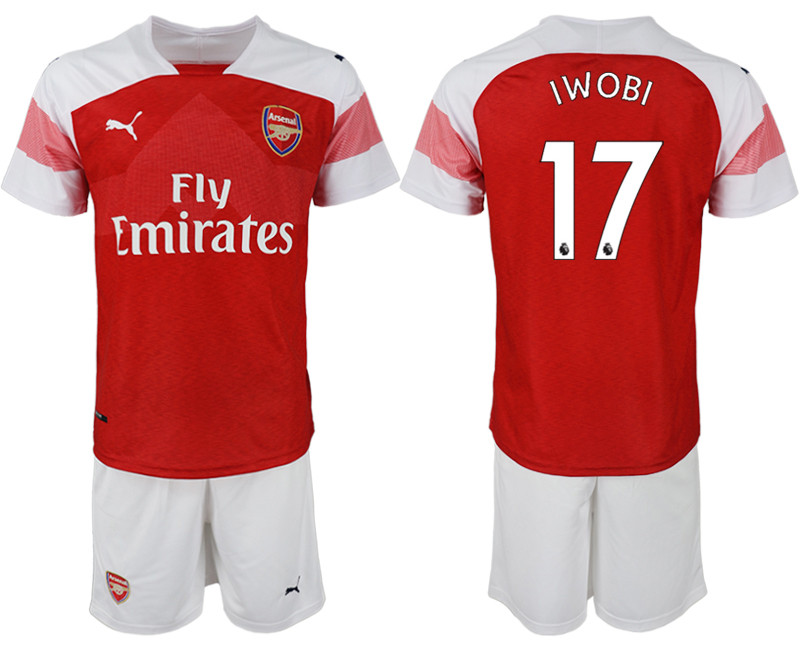 2018 19 Arsenal 17 IWOBI Home Soccer Jersey