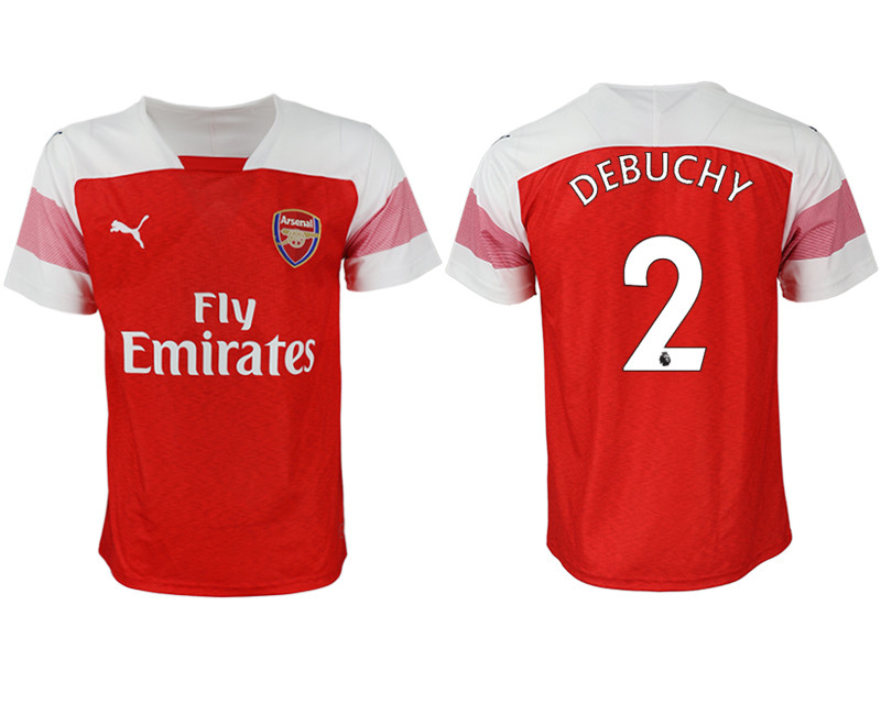 2018 19 Arsenal 2 DEBUCHY Home Thailand Soccer Jersey