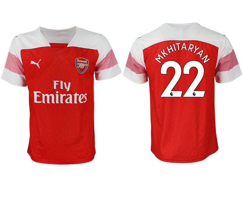 2018 19 Arsenal 22 MKHITARYAN Home Thailand Soccer Jersey