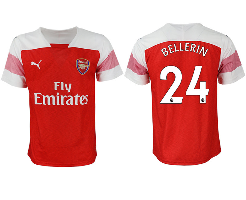 2018 19 Arsenal 24 BELLERIN Home Thailand Soccer Jersey