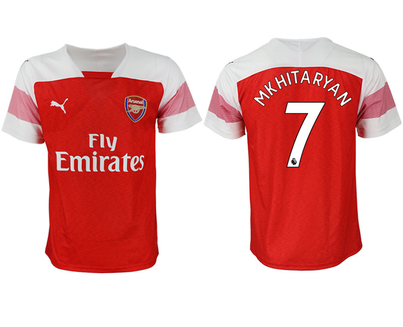 2018 19 Arsenal 7 MKHITARYAN Home Thailand Soccer Jersey