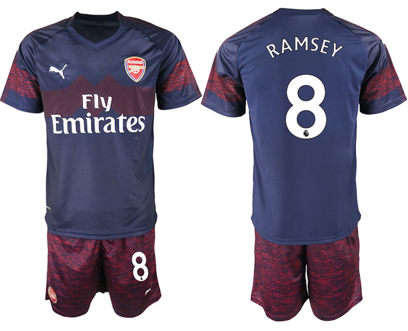 2018 19 Arsenal 8 RAMSEY Away Soccer Jersey