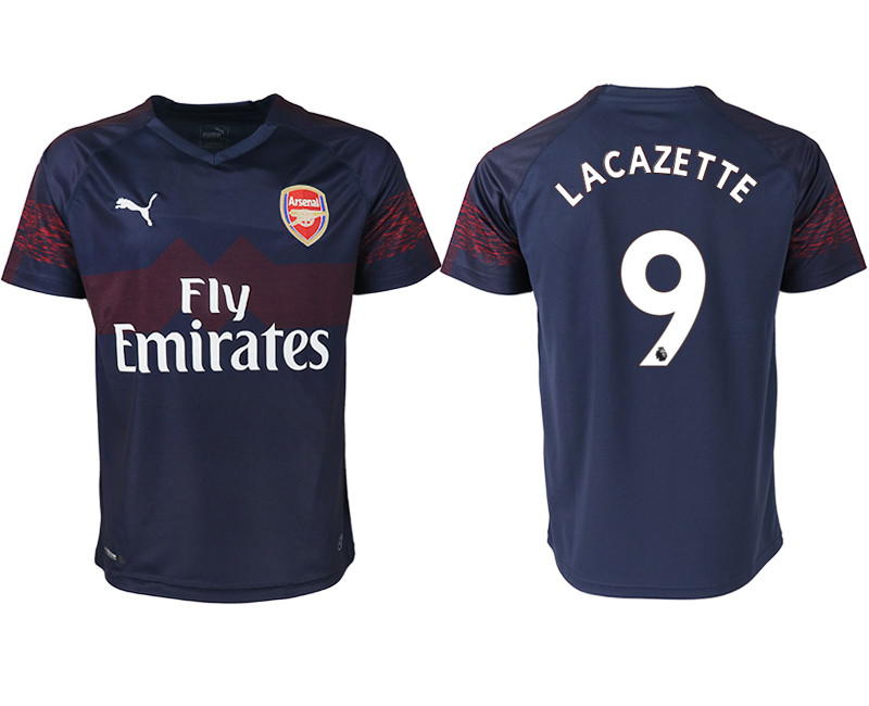 2018 19 Arsenal 9 LACAZETTE Away Thailand Soccer Jersey