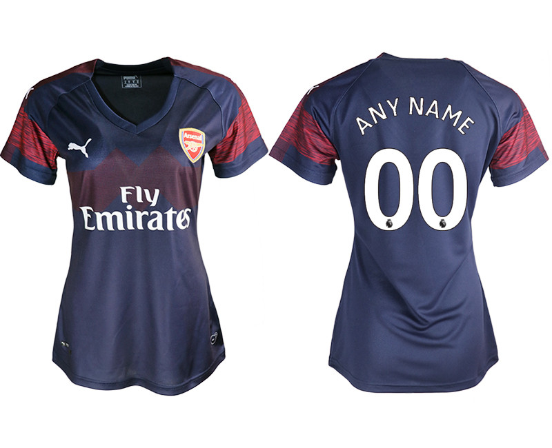 2018 19 Arsenal Away Women Customized Soccer Jersey