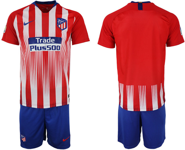 2018 19 Atletico Madrid Home Soccer Jersey