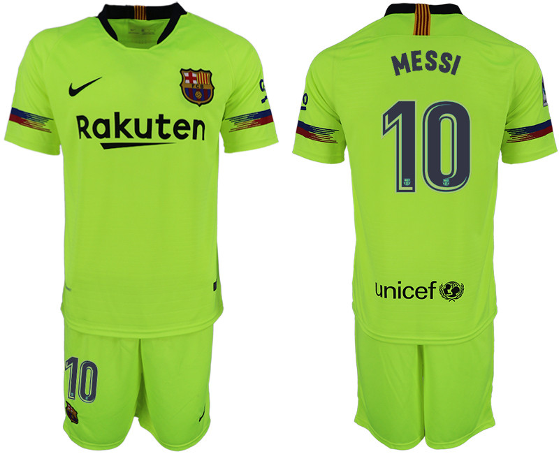 2018 19 Barcelona 10 MESSI Away Soccer Jersey