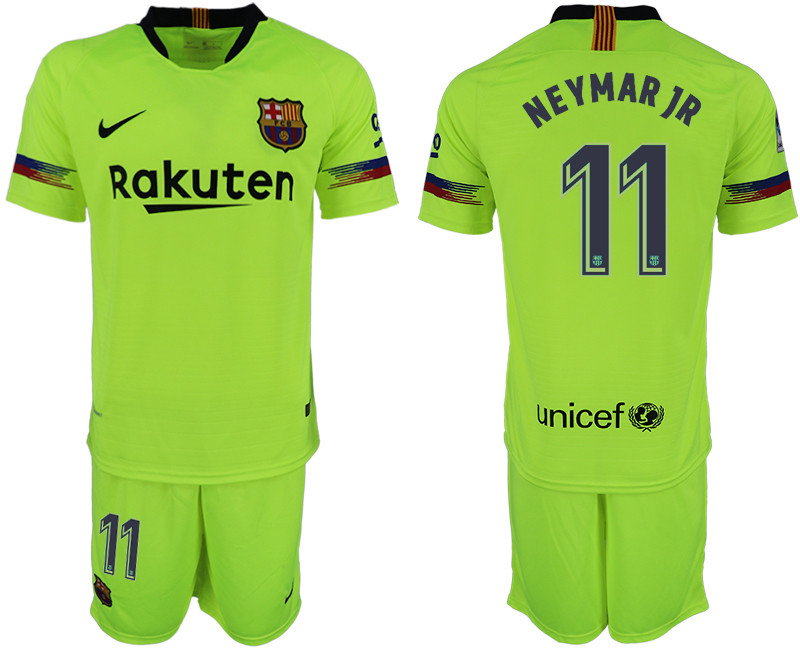 2018 19 Barcelona 11 NEYMAR JR Away Soccer Jersey