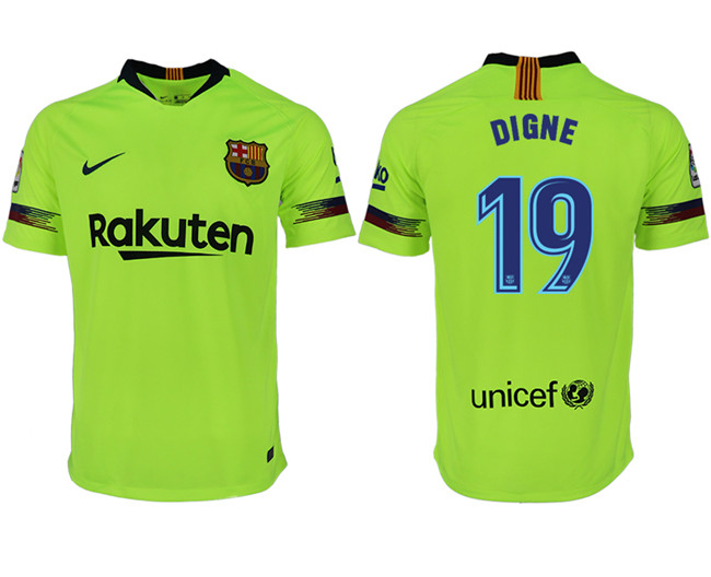 2018 19 Barcelona 19 DIGNE Away Thailand Soccer Jersey