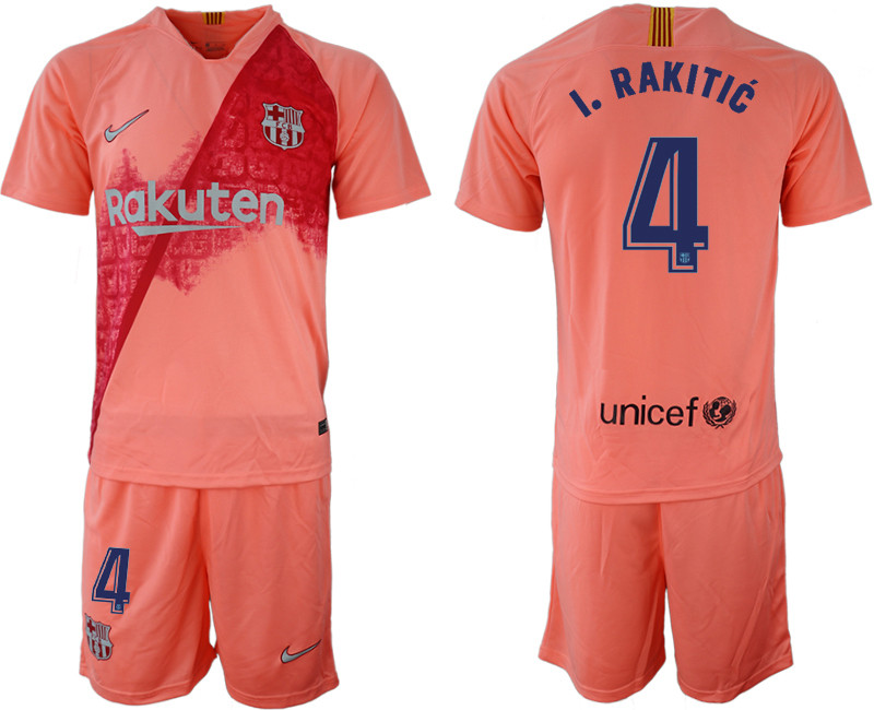 2018 19 Barcelona 4 I. RAKITIC Third Away Soccer Jersey