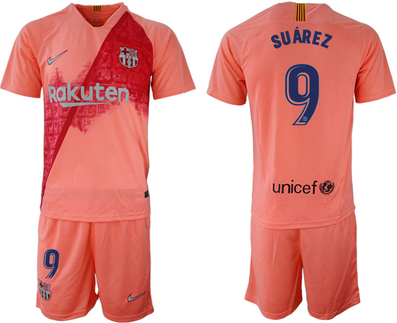 2018 19 Barcelona 9 SUAREZ Third Away Soccer Jersey