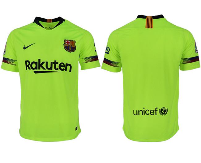 2018 19 Barcelona Away Thailand Soccer Jersey