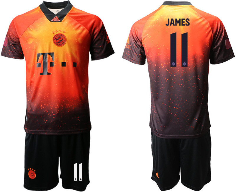 2018 19 Bayern Munich 11 JAMES FIFA Digital Kit Soccer Jersey