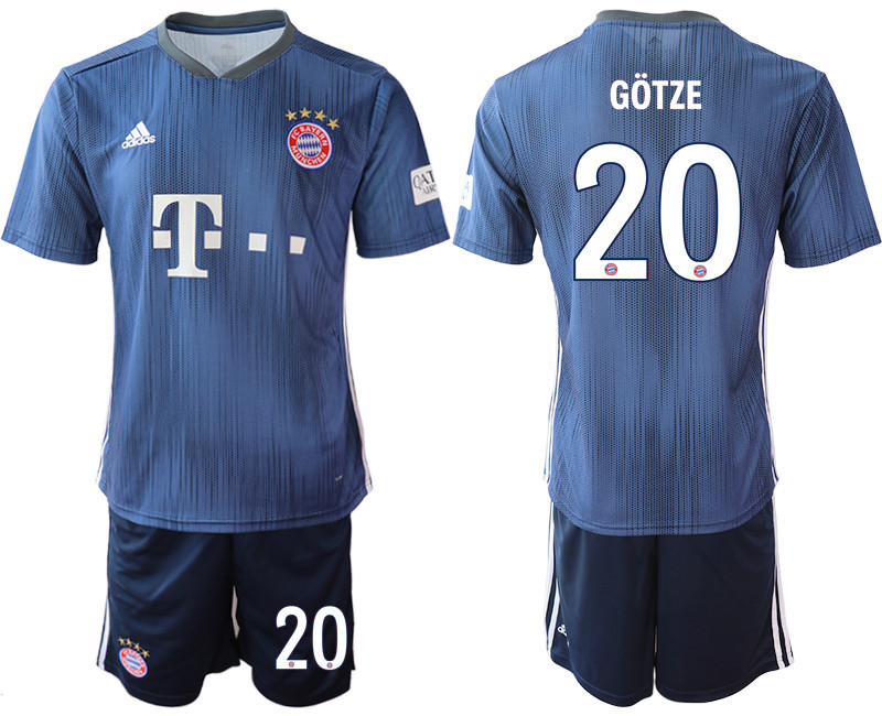 2018 19 Bayern Munich 20 GOTZE Third Away Soccer Jersey