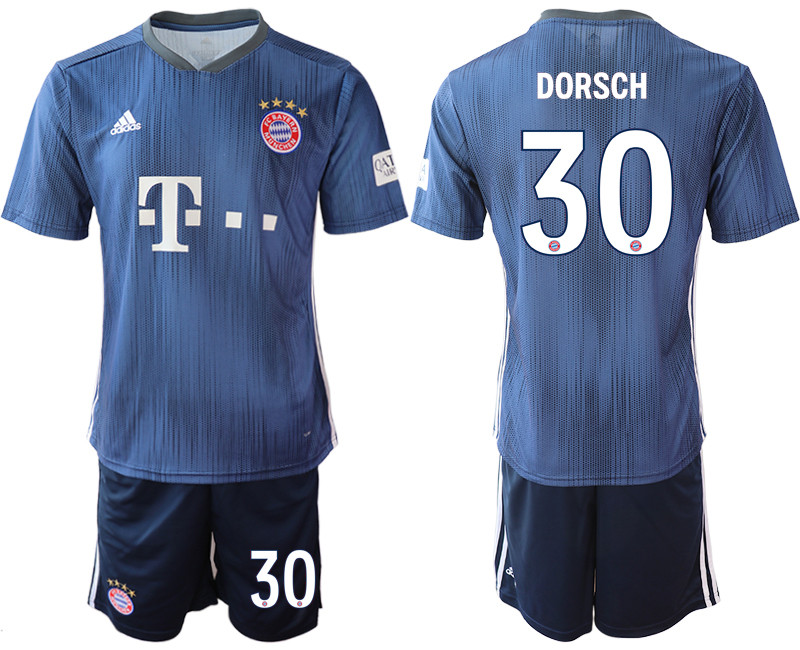 2018 19 Bayern Munich 30 DORSCH Third Away Soccer Jersey