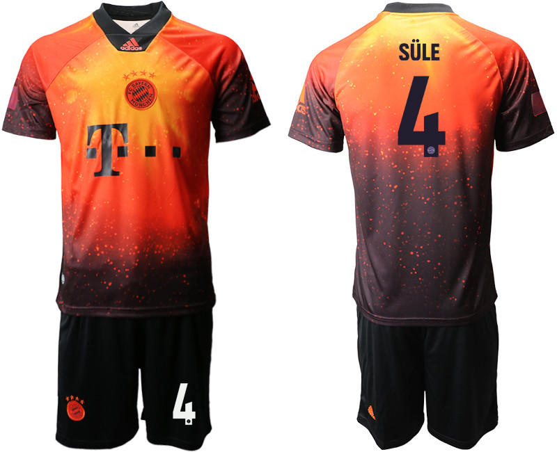 2018 19 Bayern Munich 4 SULE FIFA Digital Kit Soccer Jersey