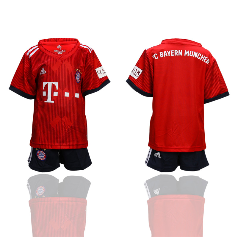 2018 19 Bayern Munich home Youth Soccer Jersey