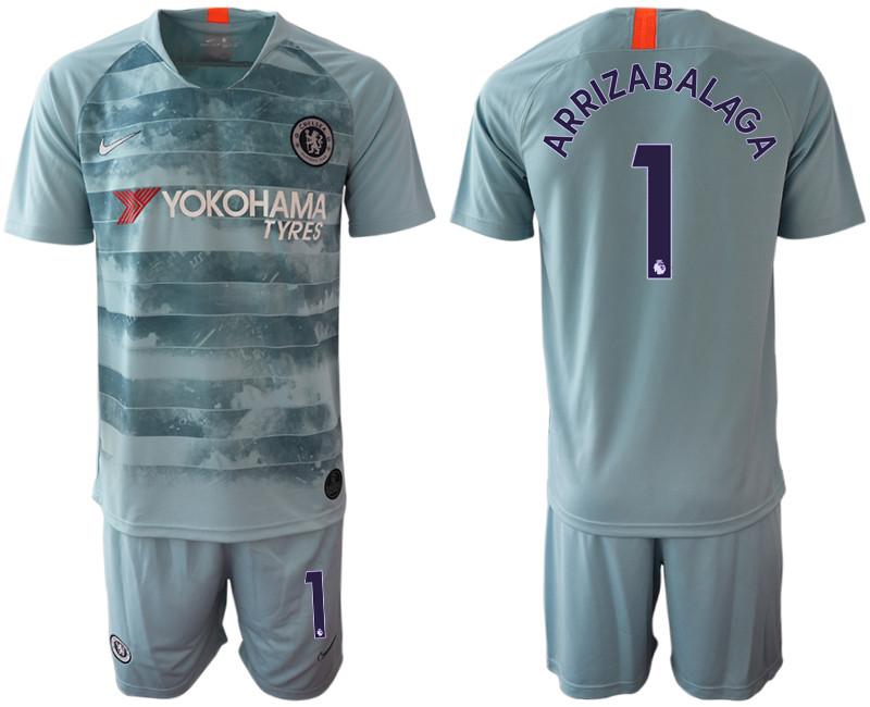 2018 19 Chelsea 1 ARRIZABALAGA Third Away Soccer Jersey