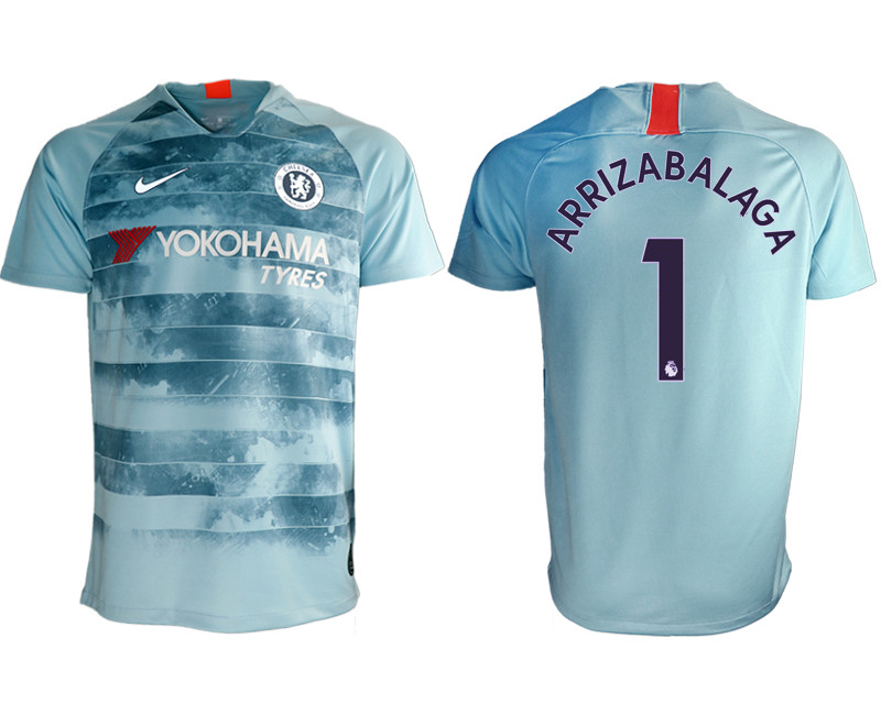 2018 19 Chelsea 1 ARRIZABALAGA Third Away Thailand Soccer Jersey