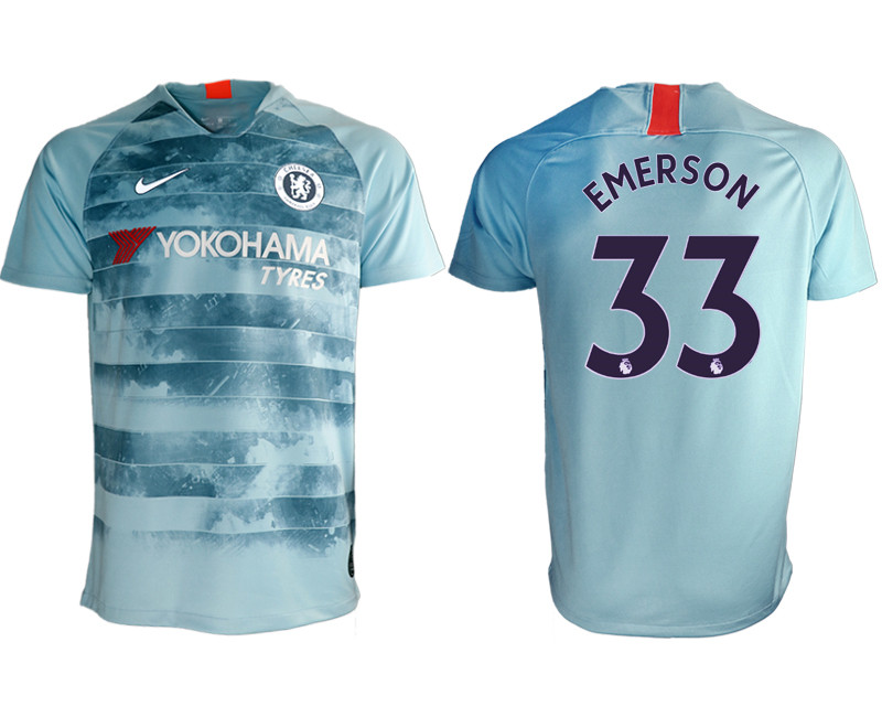 2018 19 Chelsea 33 EMERSON Third Away Thailand Soccer Jersey