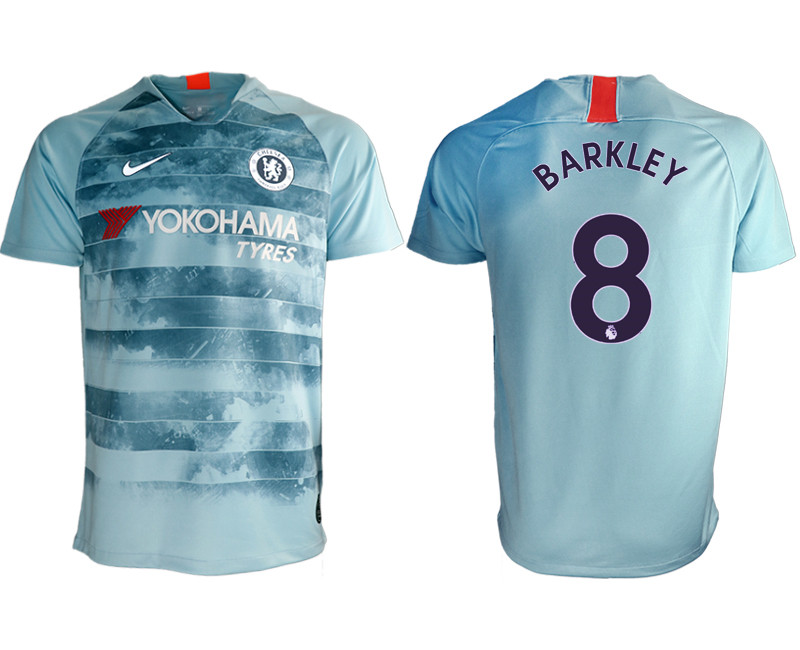 2018 19 Chelsea 8 BARKLEY Third Away Thailand Soccer Jersey