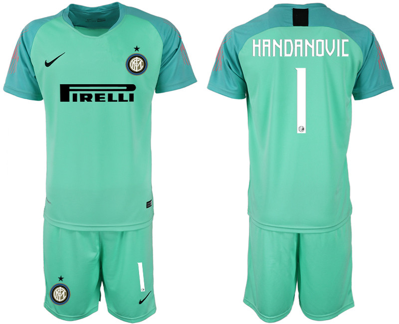 2018 19 Inter Milan 1 HANDANOVIC Green Goalkeeper Soccer Jersey