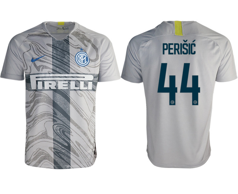 2018 19 Inter Milan 44 PERISIC Third Away Thailand Soccer Jersey