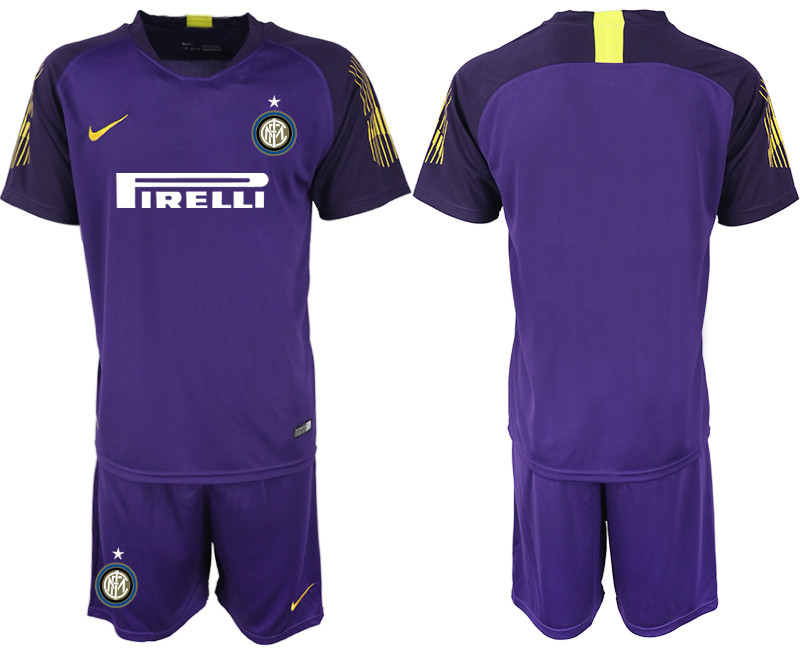 2018 19 Inter Milan Purple Goalkeeper Soccer Jersey