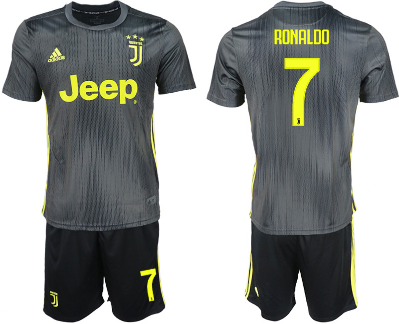 2018 19 Juventus 7 RONALDO Second Away Soccer Jersey