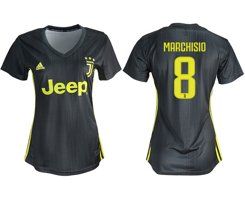 2018 19 Juventus 8 MARCHISIO Third Away Soccer Jersey