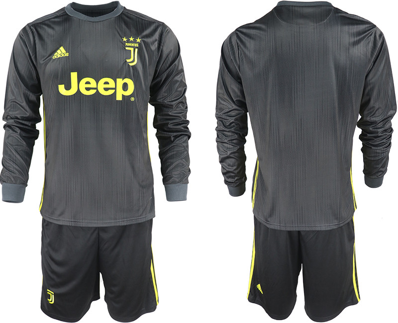 2018 19 Juventus Third Away Long Sleeve Soccer Jersey