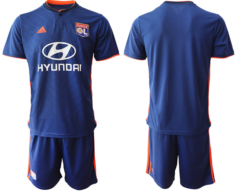 2018 19 Lyon Away Soccer Jersey