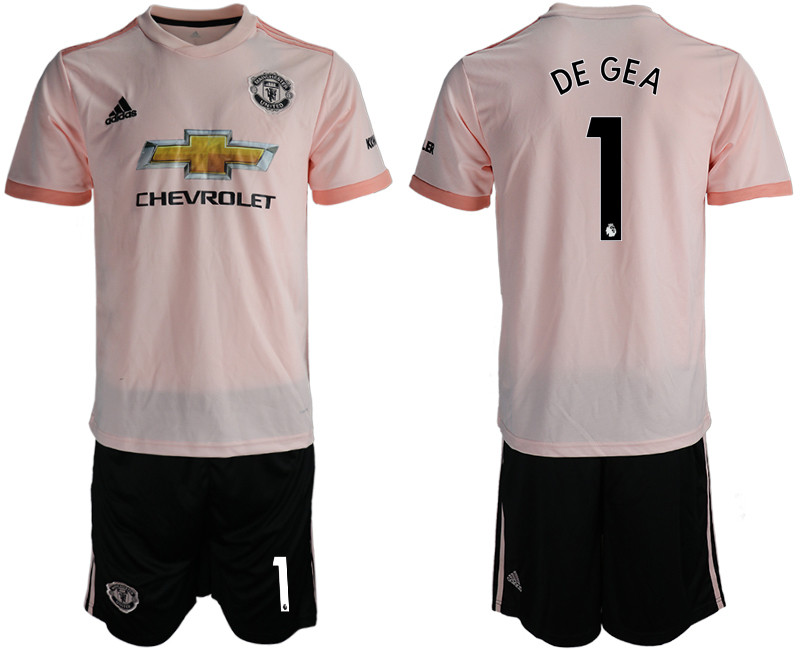 2018 19 Manchester United 1 DE GEA Away Soccer Jersey