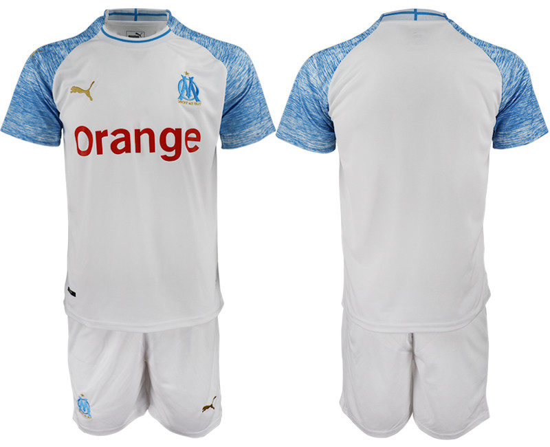 2018 19 Marseille Home Soccer Jersey
