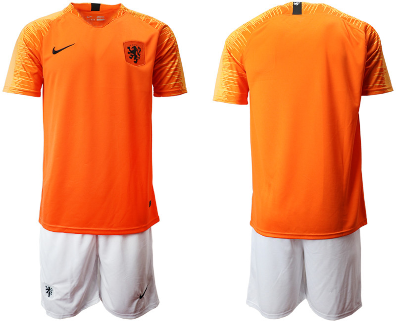 2018 19 Netherlands Home Soccer Jersey