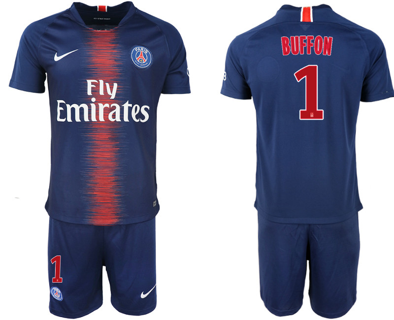 2018 19 Pari Saint Germain 1 BUFFON Home Soccer Jersey