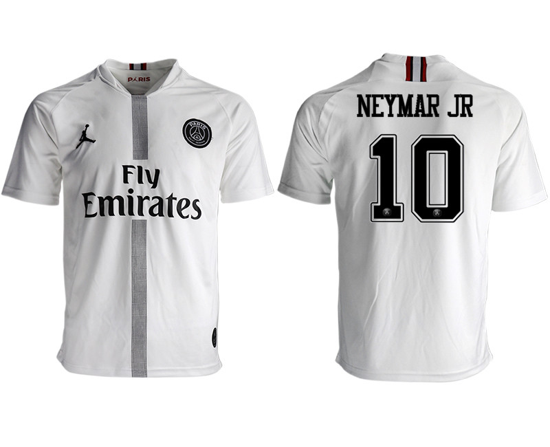 2018 19 Paris Saint Germain 10 NERMAR JR Away Thailand Soccer Jersey