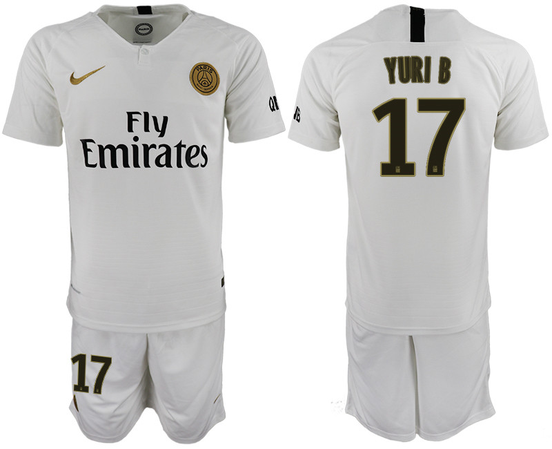 2018 19 Paris Saint Germain 17 YURIB Away Soccer Jersey