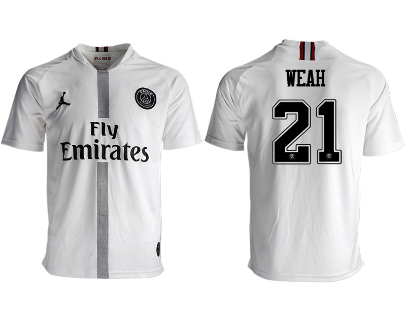 2018 19 Paris Saint Germain 21 WEAH Away Thailand Soccer Jersey