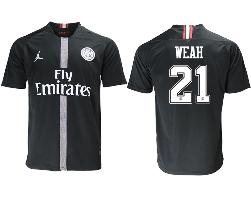 2018 19 Paris Saint Germain 21 WEAH Home Jordan Thailand Soccer Jersey