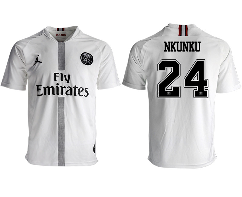 2018 19 Paris Saint Germain 24 NKUNKU Away Thailand Soccer Jersey