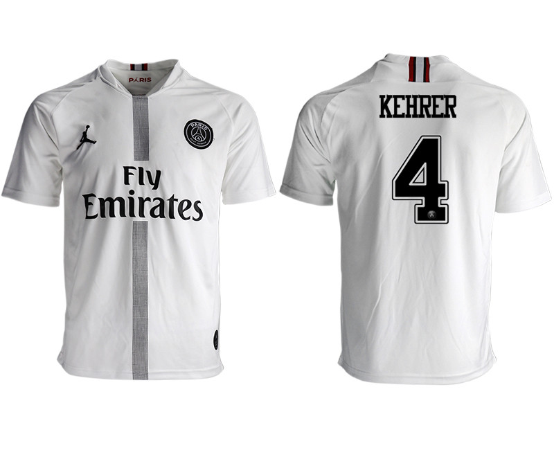 2018 19 Paris Saint Germain 4 KEHRER Away Thailand Soccer Jersey