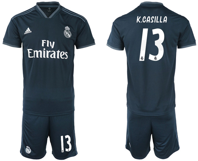 2018 19 Real Madrid 13 K.CASILLA Away Soccer Jersey