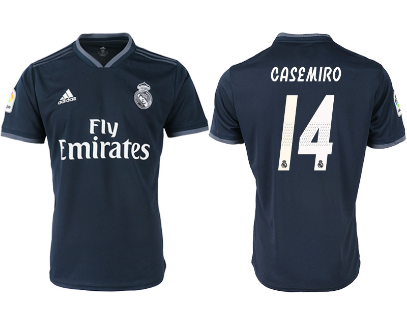 2018 19 Real Madrid 14 CASEMIRO Away Thailand Soccer Jersey