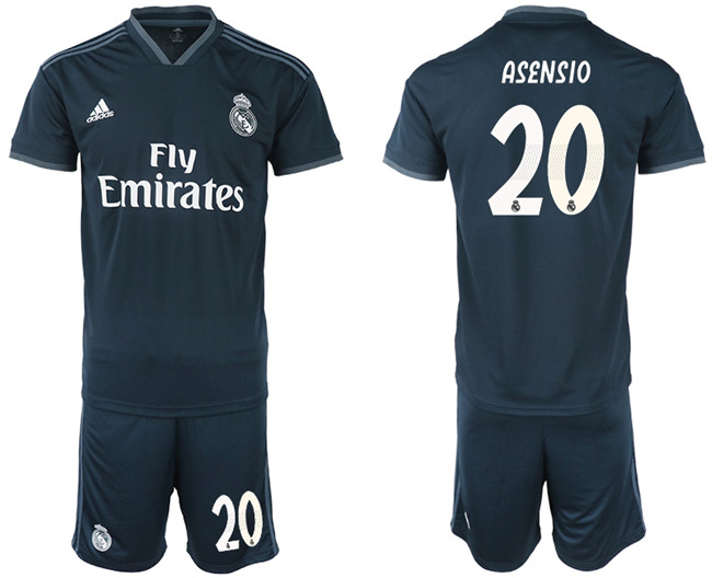 2018 19 Real Madrid 20 ASENSIO Away Soccer Jersey