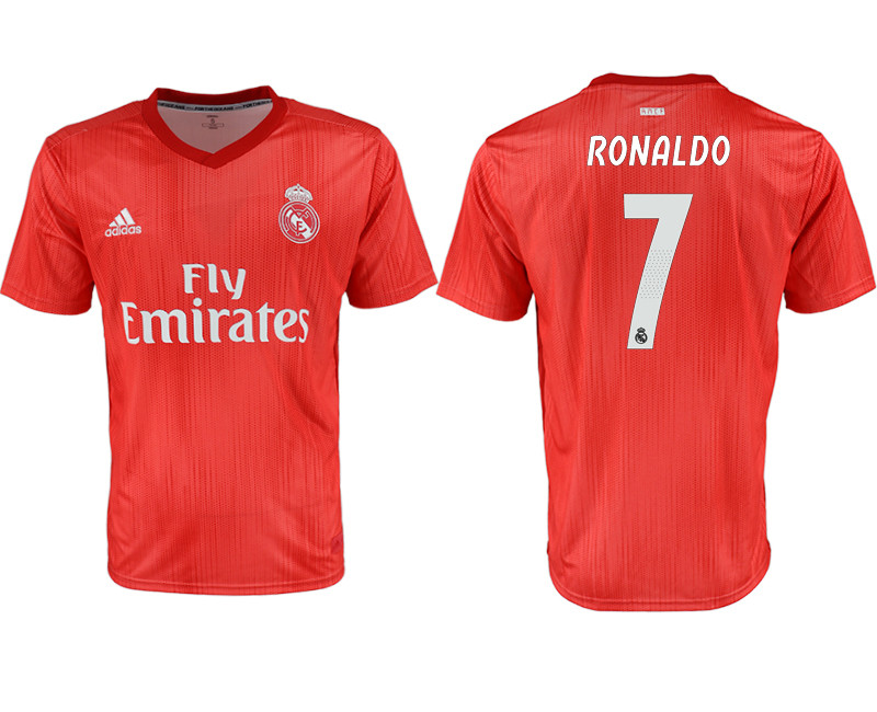 2018 19 Real Madrid 7 RONALDO Third Away Thailand Soccer Jersey