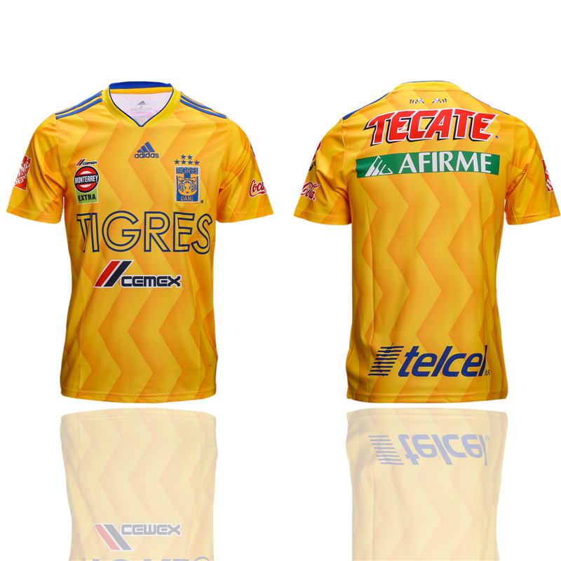 2018 19 Tigres UANL Home Thailand Soccer Jersey