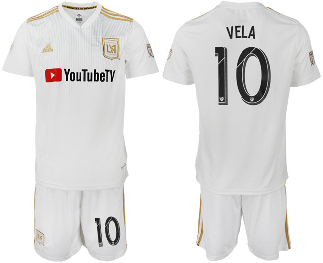 2019 19 Los Angeles FC 10 VELA Away Soccer Jersey