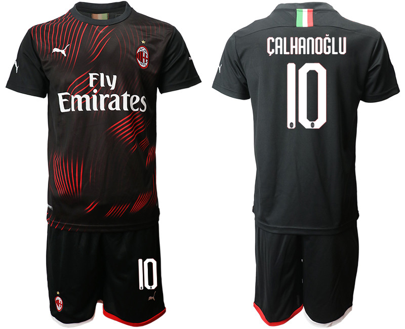 2019 20 AC Milan 10 CALHANOGLU Third Away Soccer Jersey